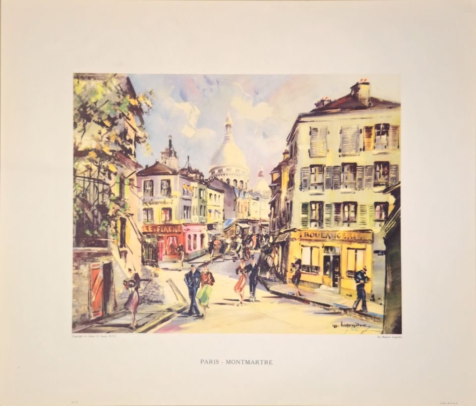 PARIS - MONTMARTRE — after Maurice Legendre, Sidney Z. Lucas, New York