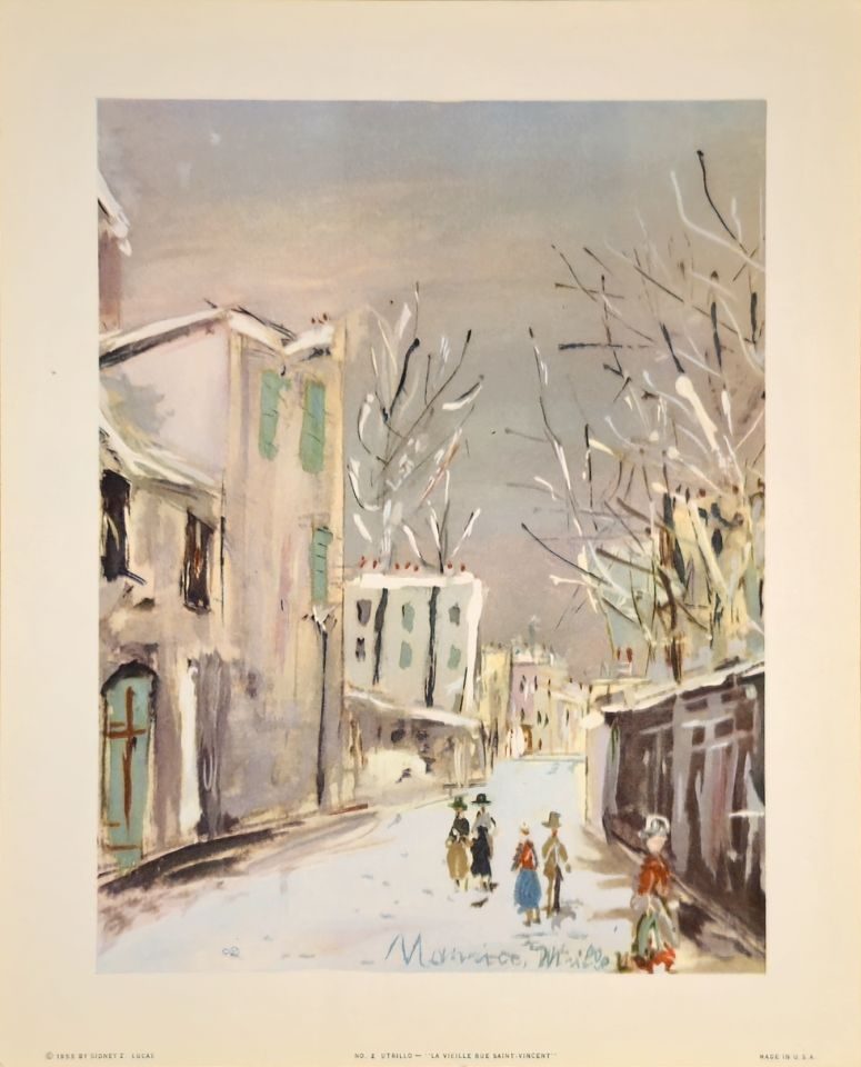 UTRILLO — \ — after Maurice Utrillo, Sidney Z. Lucas, New York