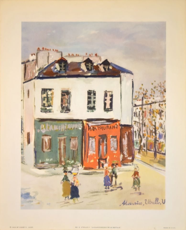 NO. 3 UTRILLO — \ — after Maurice Utrillo, Sidney Z. Lucas, New York