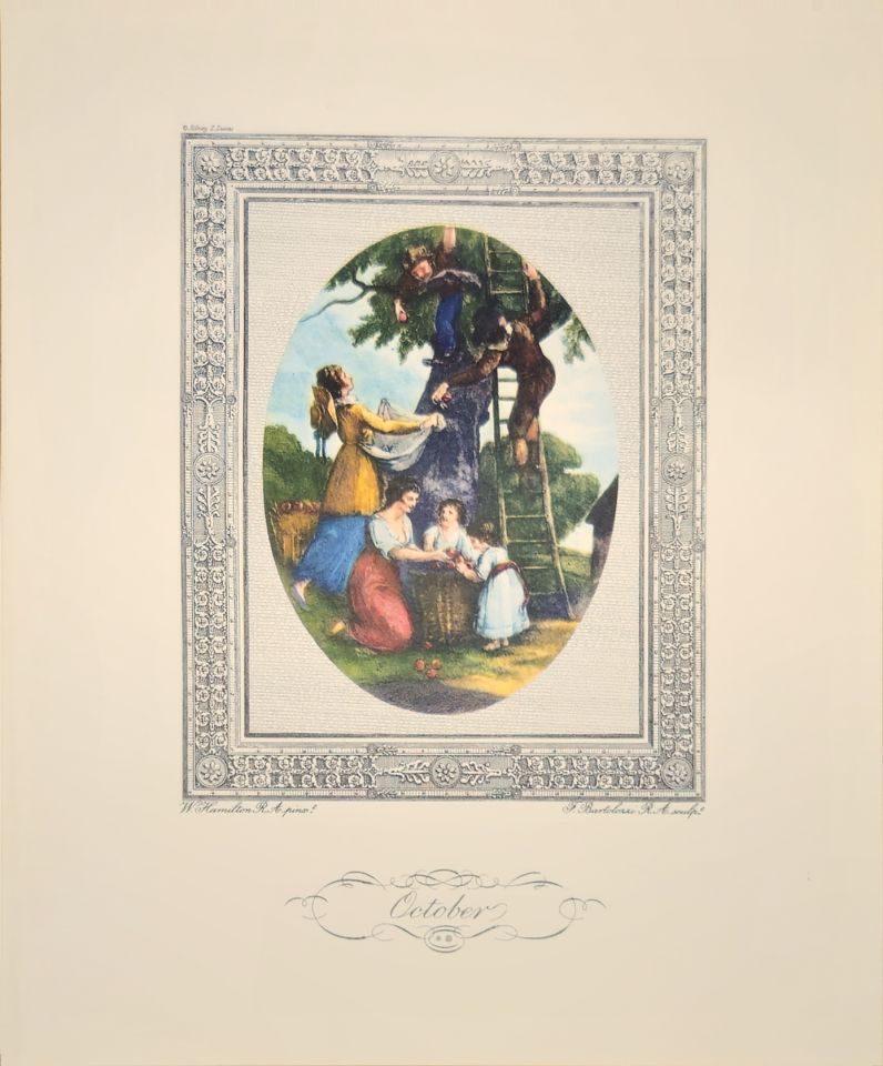 October — after William Hamilton, engraved by F. Bartolozzi, Sidney Z. Lucas, New York