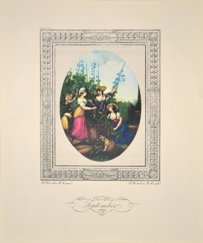 September — after William Hamilton, engraved by F. Bartolozzi, Sidney Z. Lucas, New York