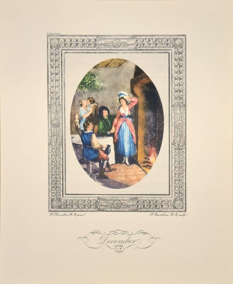 December — after William Hamilton, engraved by F. Bartolozzi, Sidney Z. Lucas, New York