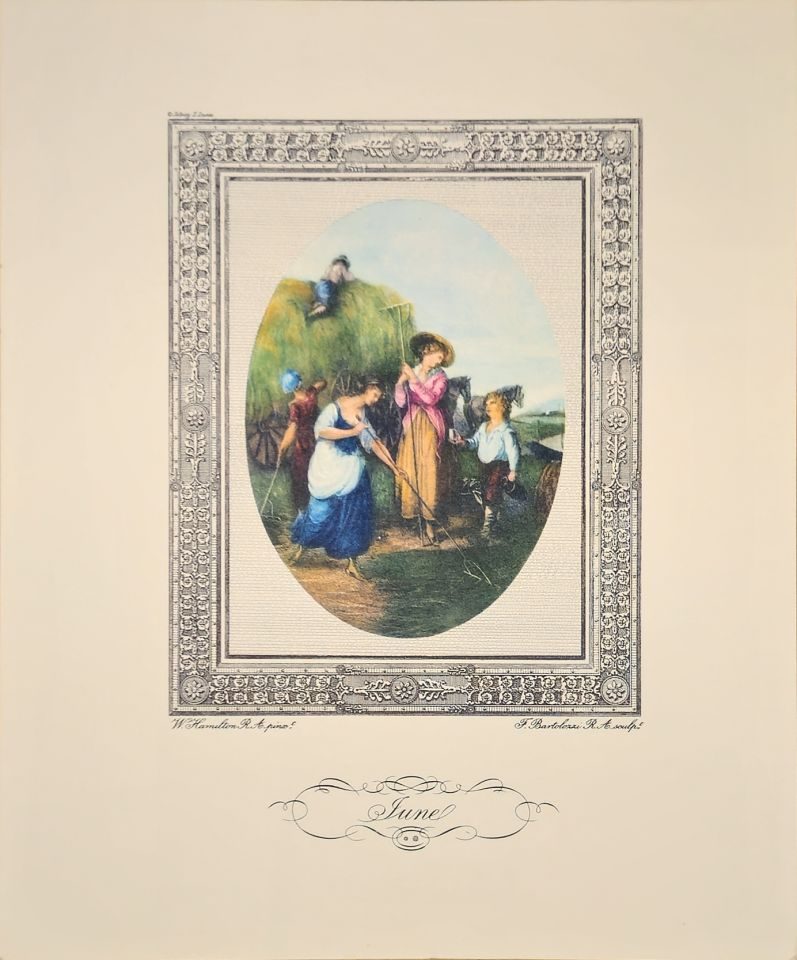 June — after William Hamilton, engraved by F. Bartolozzi, Sidney Z. Lucas, New York