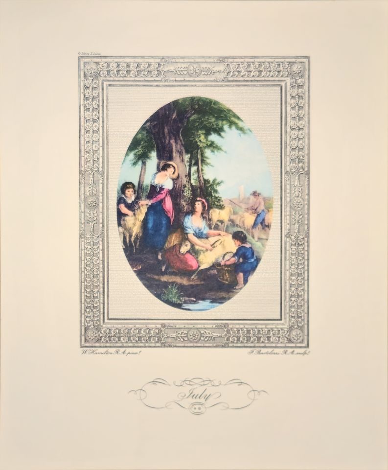 July — after William Hamilton, engraved by F. Bartolozzi, Sidney Z. Lucas, New York