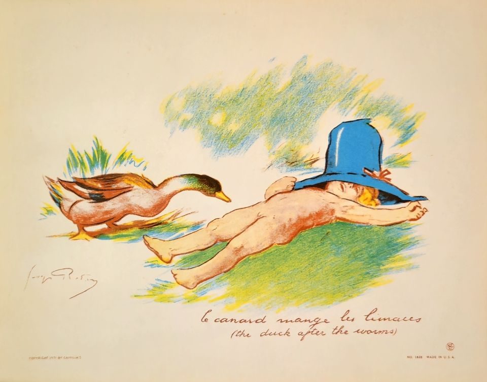 le canard mange les limaces (the duck after the worms) — Camilla Lucas, Sidney Z. Lucas, New York